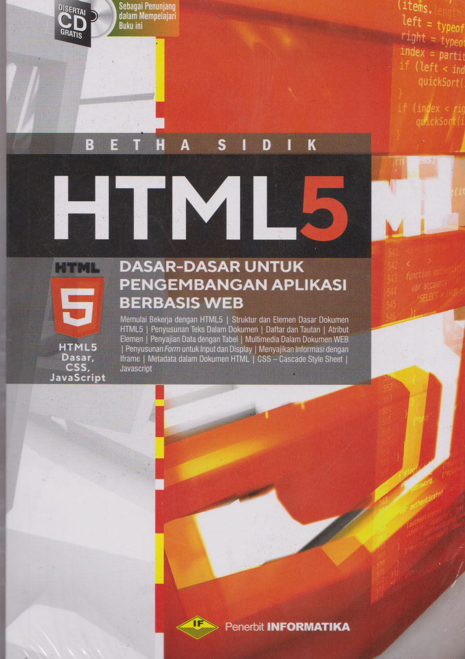 BUKU HTML 5 ( Dasar- dasar pengembangan aplikasi berbasis web)
